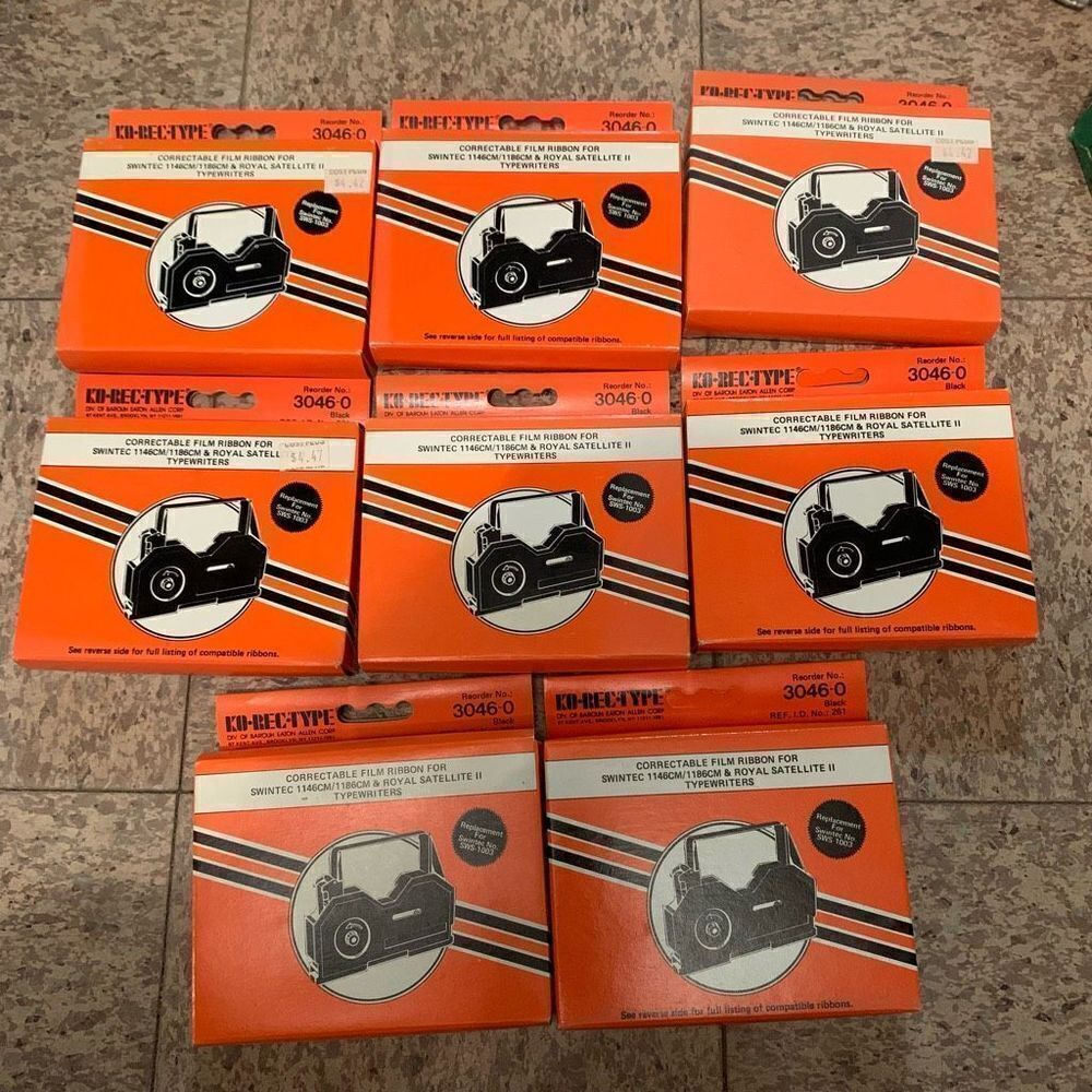 8 Ko-rec-type 3046-0 Correctable Film Ribbons